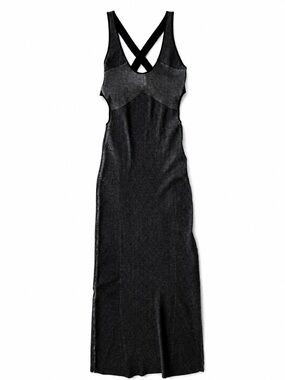 IRO Black Sleeveless Maxi Dress with Crisscross Straps